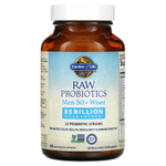 Garden of Life, RAW Probiotics, витамины для мужчин от 50 лет, 85 млрд, 90 вегетарианских капсул (28,33 млн живых культур в 1 капсуле)
