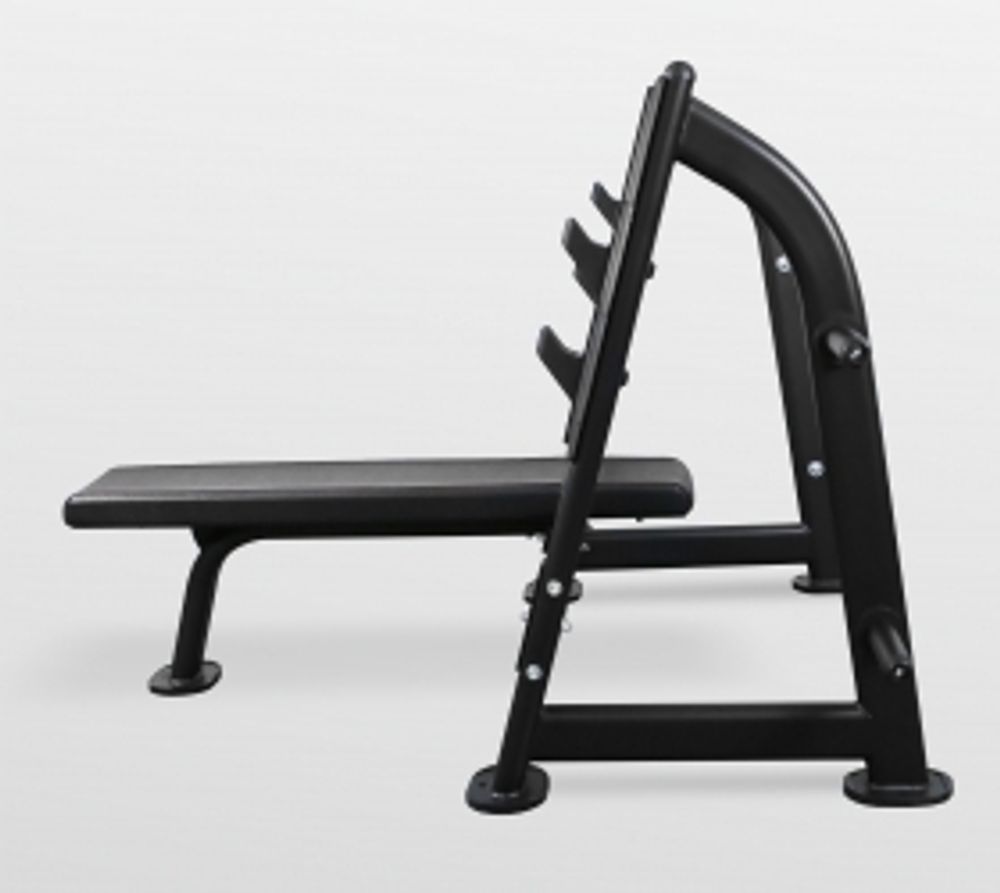 Скамья для жима горизонтальная BRONZE GYM BR-1012