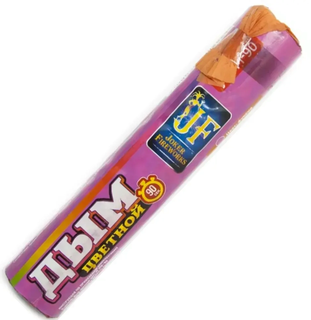 JF DM90 Фуксия: дымовая шашка яркого розово-фиолетового оттенка на 90 секунд