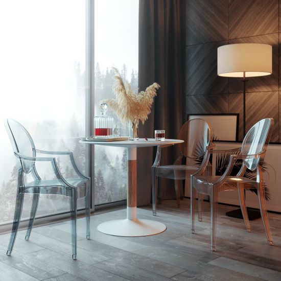 Стул Crystal Arms прозрачный