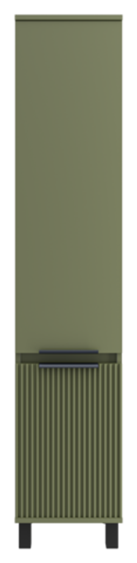 Шкаф - пенал Brevita Enfida 35 универсальный левый (зеленый)