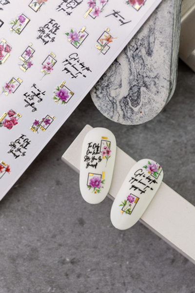 Nogtemoda Наклейки для ногтей Combi Metallic 099