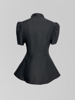 Пиджак Ifer Collection однотонный приталенный с коротким рукавом