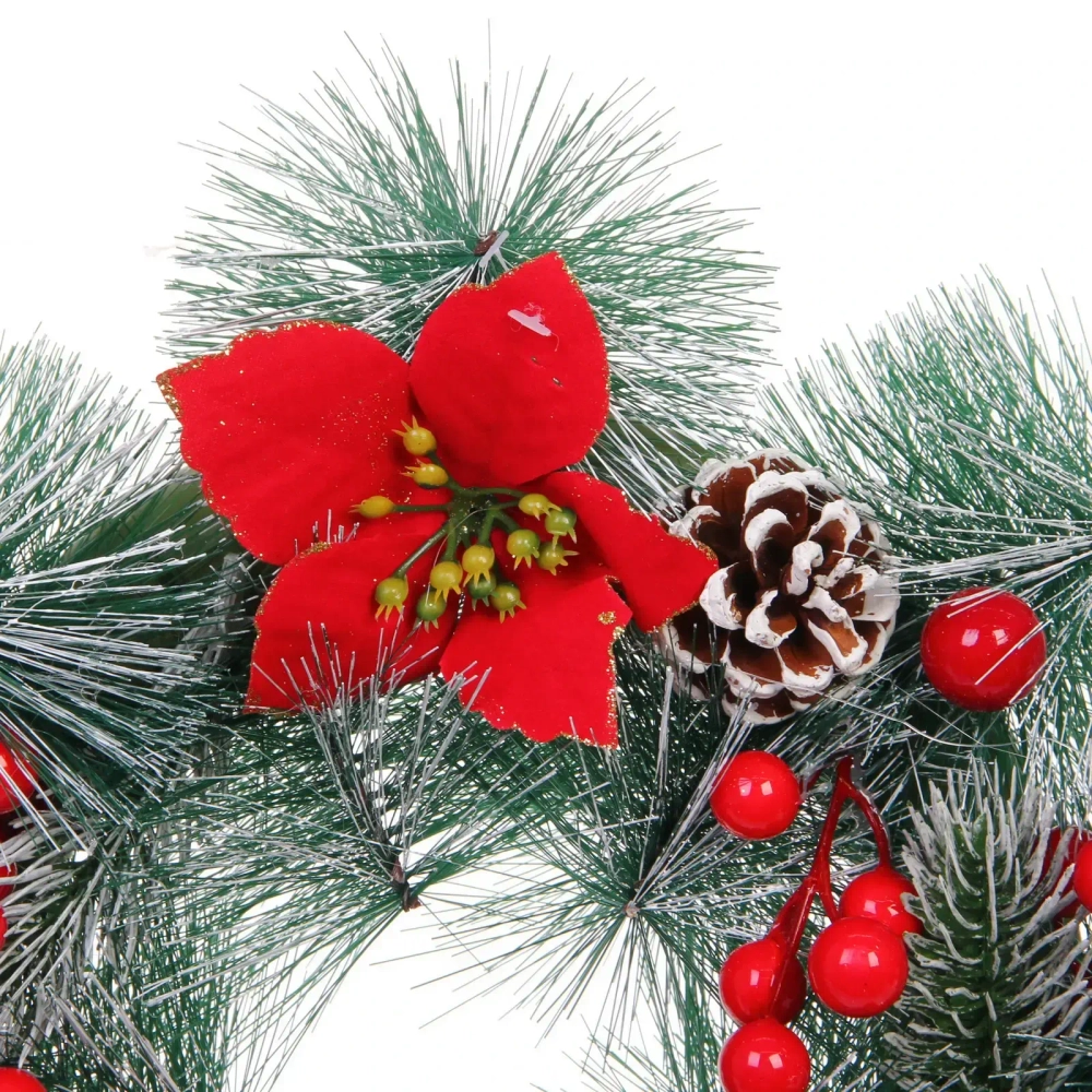 Венок декоративный «Лесная сказка» d-30 см, Красный