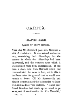 Carità. Volume 3 | Margaret Oliphant