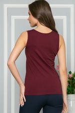 Майка с кружевом (бордо) Б5104 LT Collection (Акция)