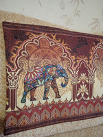 Декоративный гобеленовый чехол Слоны 34х87