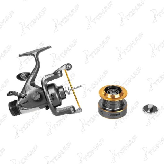 Катушка MIOKI 4000 BR 5+1 подшип + зап.шпуля Helios (HS-KF-M4000-S)