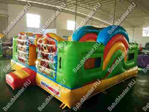 Батут "Весёлые зверята", 5*5*2.5 м.