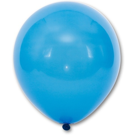 Воздушные шары Весёлая Затея, пастель синий, 50 шт. размер 10" #1102-1556