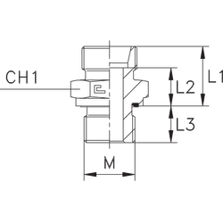 Штуцер FE DS25 M27x2 (корпус)