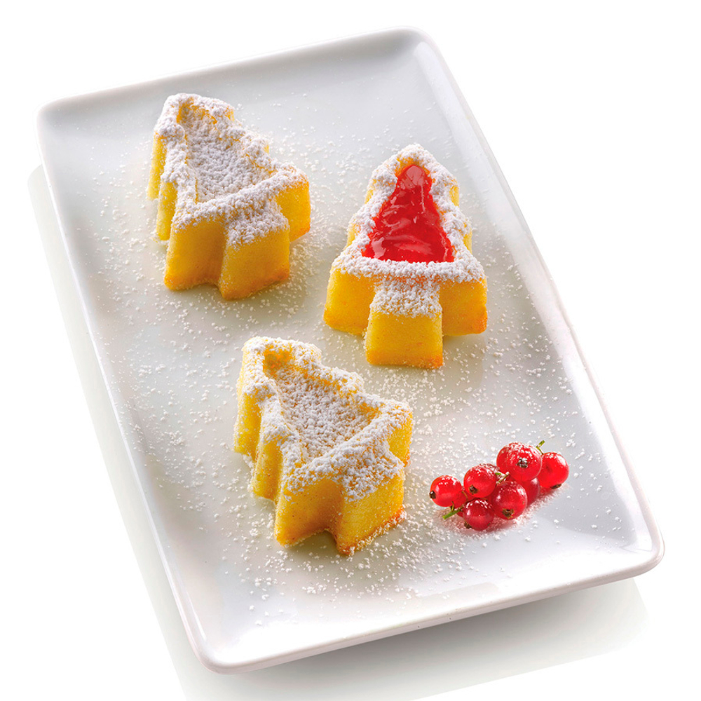 Форма для приготовления пирожных Silikomart Pino 17.5x30см силиконовая