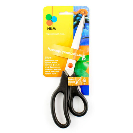 Ножницы универсальные с мягкой ручкой, 25 см (10013160/150720/0360609/1_Китай)