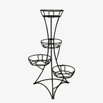 Цветочница "Призма" на 4 горшка, черная