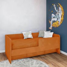 Кровать диван детская 160х80 без ящиков (терракот)