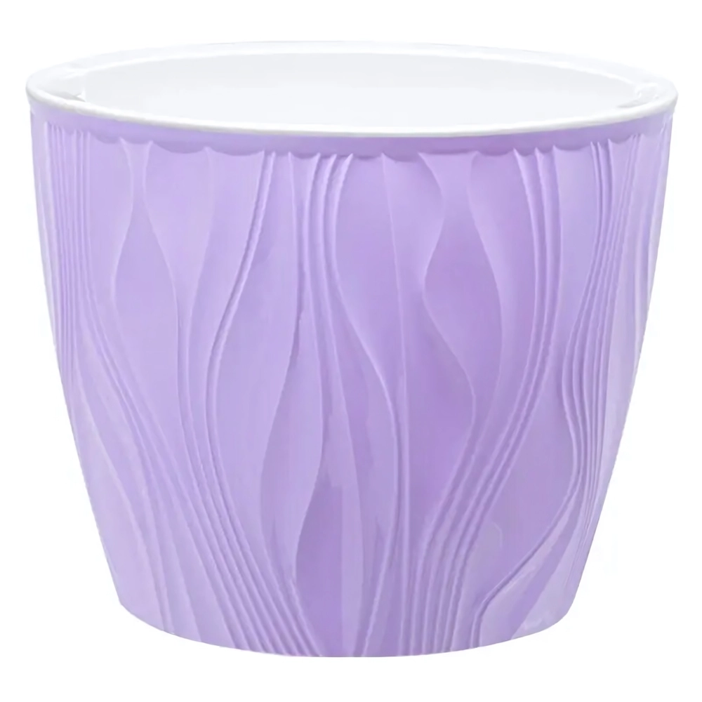 Кашпо для цветов пластиковое 3л d-18 см «Венеция» Лаванда