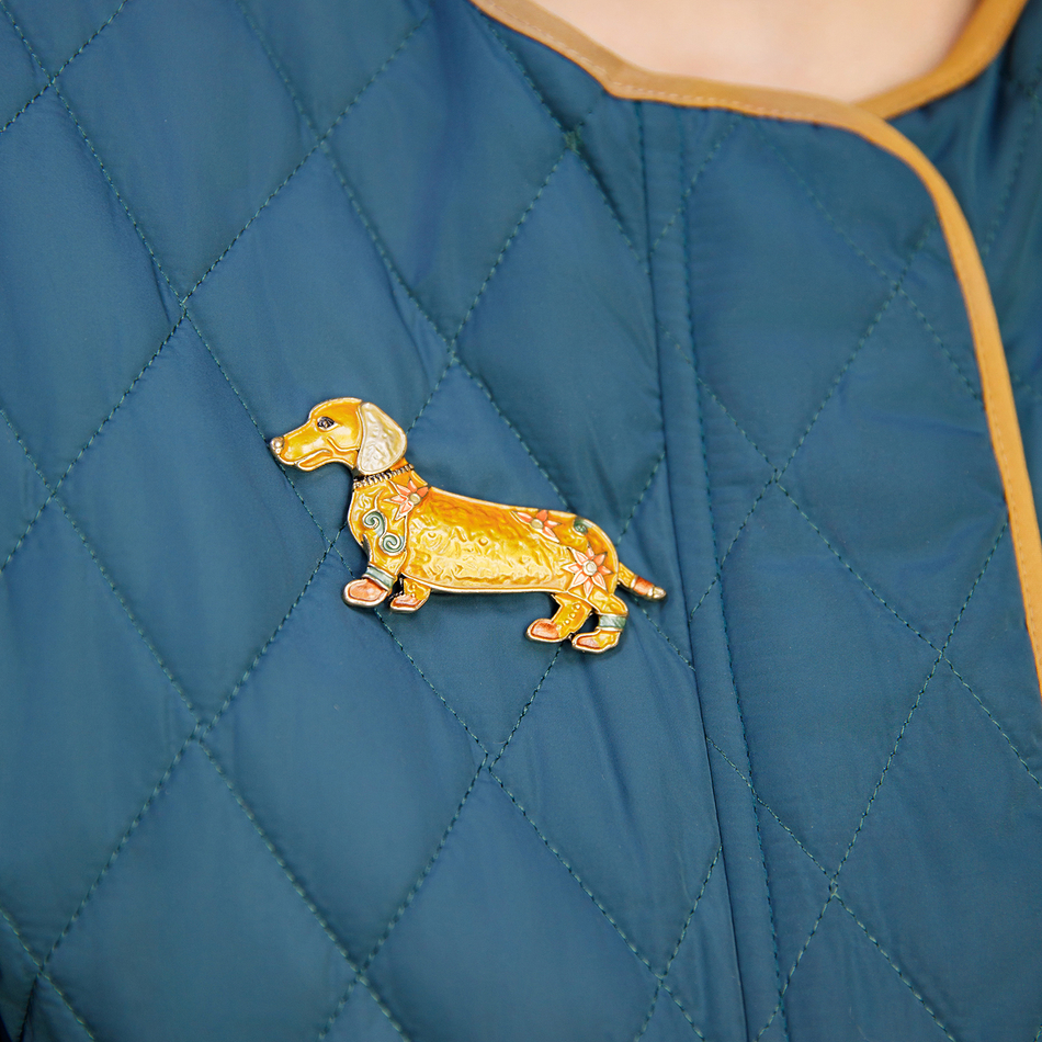 Брошь Shadore Такса XZ0711.19 G/G