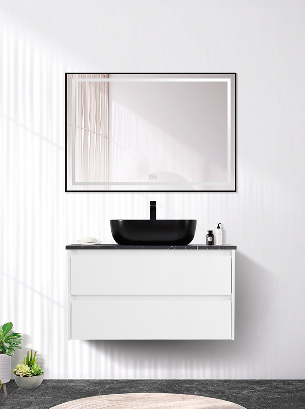 Тумба подвесная под столешницу BelBagno KRAFT-800-2C-SO-BO