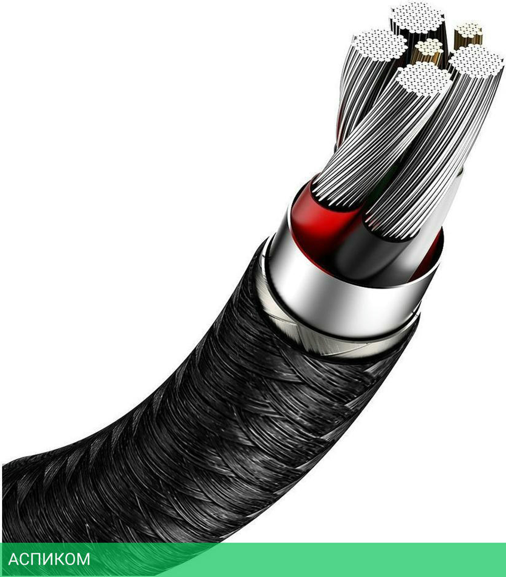 Кабель Baseus Cafule Black (CAKF000001)
