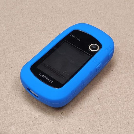 Чехол для Garmin eTrex силиконовый бампер (Голубой)