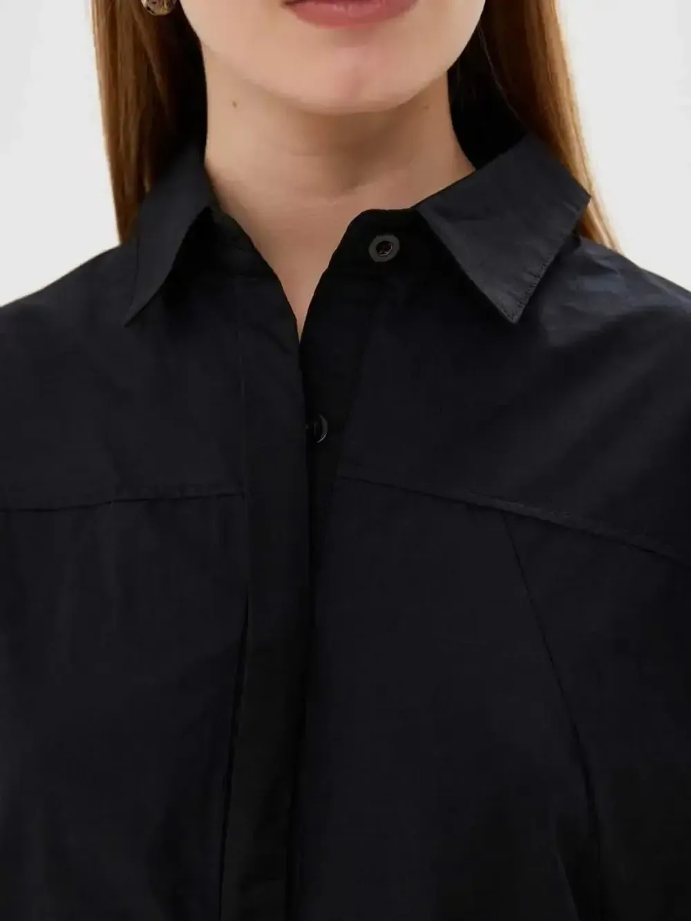 Рубашка  оверсайз  длинная