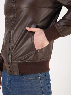 Кожаная куртка демисезонная замшевая двухсторонняя