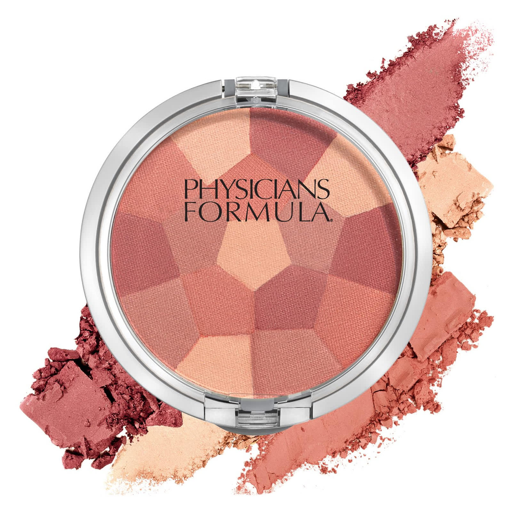 Physicians Formula, палитра пудры, разноцветные румяна, оттенок 2466 Blushing Rose, 5 г (0,17 унции)