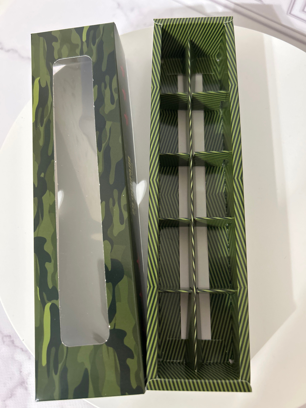 Коробка для 5 конфет «23 Февраля», 21×5×3.3 см