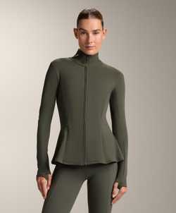 Oysho Легкая куртка, темный хаки