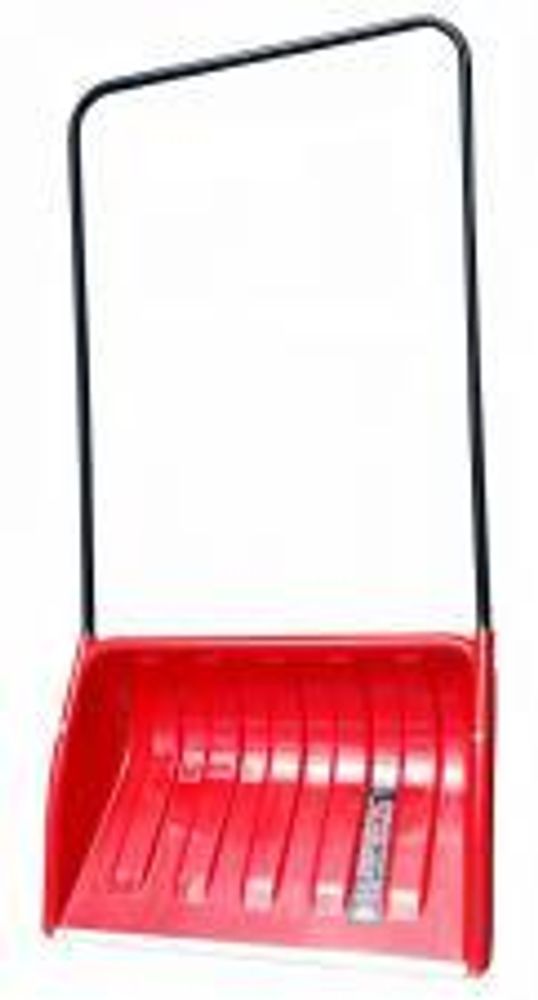 Скрепер снеговой пласт 700х465 мм алюм планка Лавина оранжевый