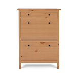 Обувница 3 ящика КЫМОР (HEMNES), 89х31х128 см, светло-коричневый