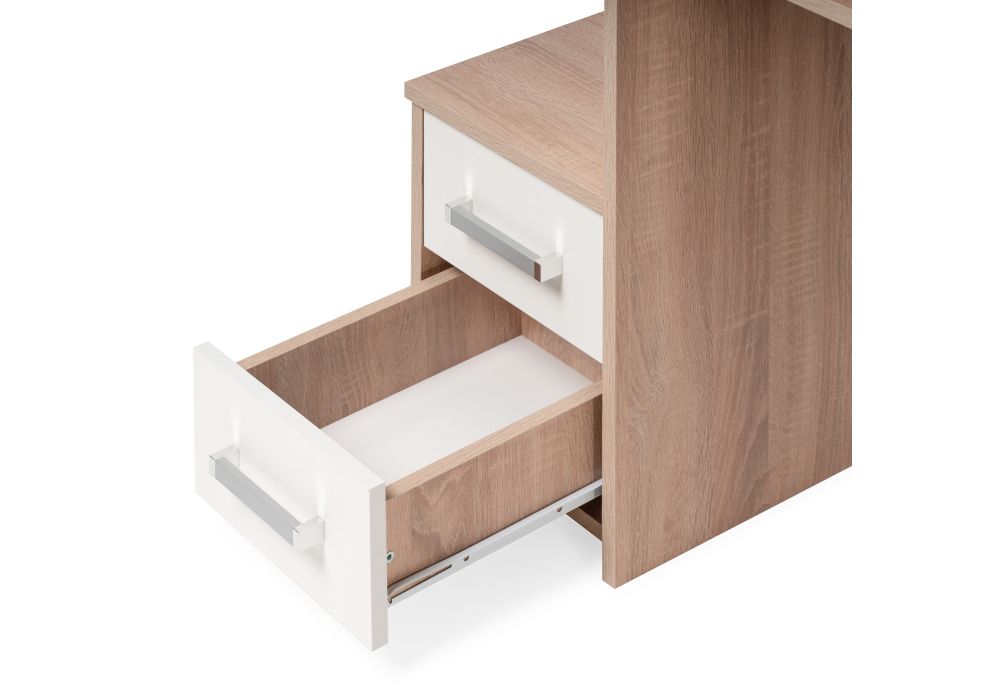 Компьютерный стол Джаз-24 99,6х49,4х86,4 левый дуб сонома