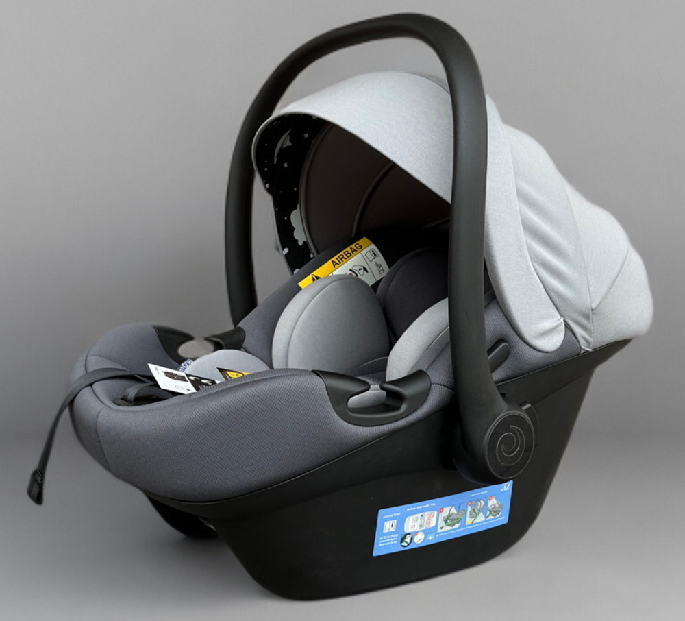 Детская коляска Tutis Mio 3 Plus Essential Кожа 3 в 1 с автокреслом Elo Lux EduSky Grey 1502039 Sage