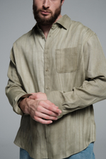 Рубашка | washed olive