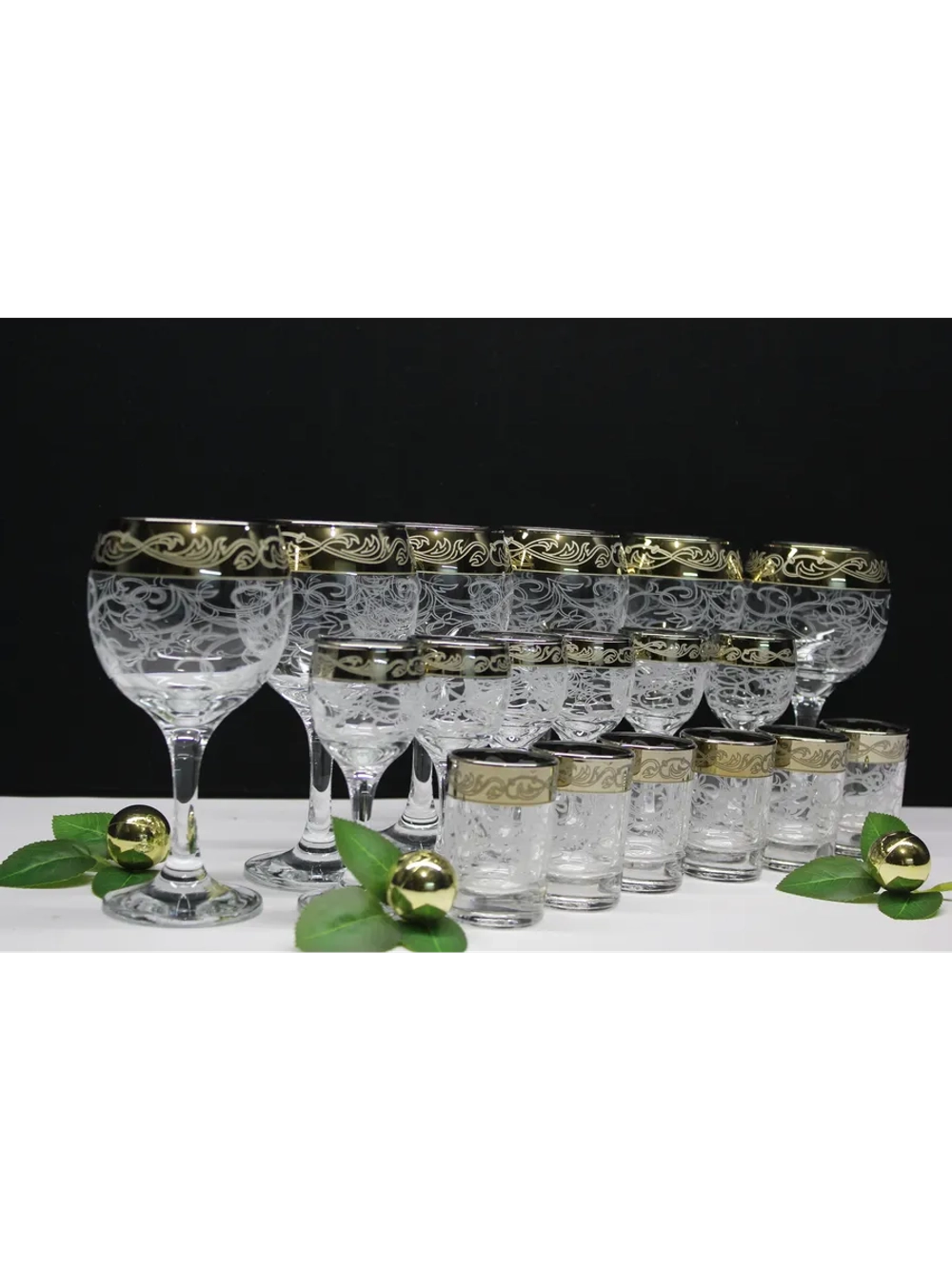 Барный набор 18 предметный с фужером