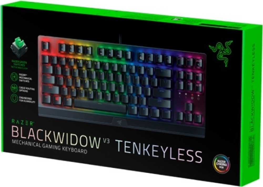 Клавиатура Razer BlackWidow V3 Tenkeyless RZ03-03490700-R3R1 черный