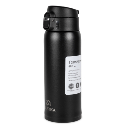 Термокружка Relaxika 701 (0,48 литра), черная