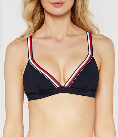 Топ бикини Tommy Hilfiger - графитовый(UW0UW05290)