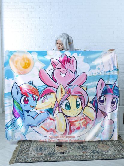 Плед Пони арт. 118 (флис), 150х130 и 200х140 см