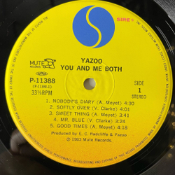 Винтажная виниловая пластинка LP Yazoo You And Me Both (Japan 1983) (No Obi) Sweet Thing