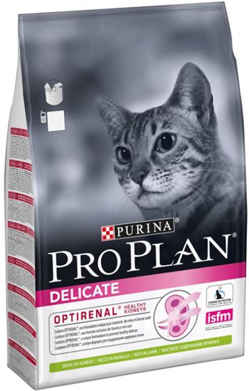 Purina Pro Plan Delicate для взрослых кошек и котов с чувствительной пищеварительной системой с ягненком