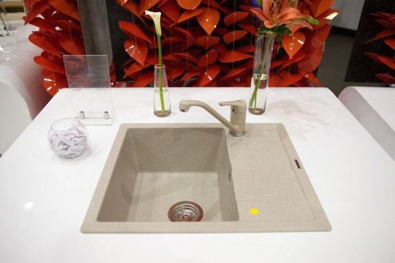 Мойка SCHOCK Optima 45D Cristalite лунный камень