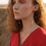 Серьги MACHI биколор