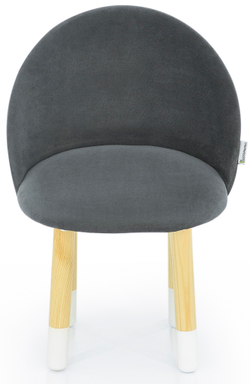 Детский мягкий стул Бельмарко Stumpa графит