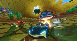 Team Sonic Racing (для Xbox One/Series S/X, интерфейс и субтитры на русском языке) [Цифровой код доступа, возможна активация в регион РФ]