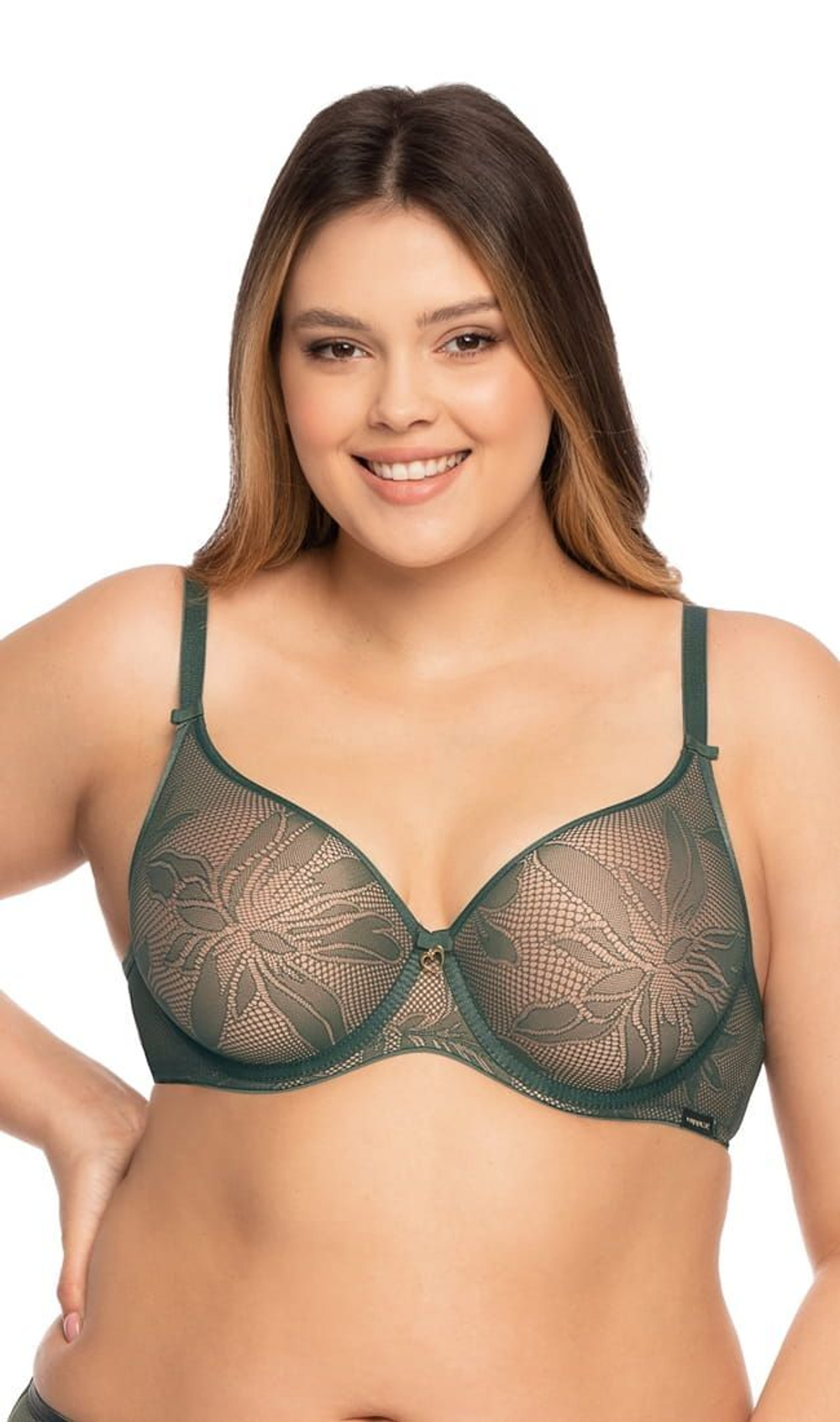 Бюстгальтер Elektra с формованными поролоновыми чашками (Размер: 75E) (Цвет: зеленый)