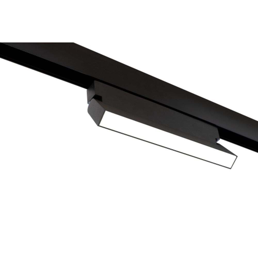 Магнитный трековый светильник ЭРА TRM20-2-22-12W4K BK светодиодный 12Вт 4000К черный | Магнитные трековые светильники