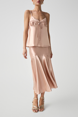 Комплект: топ и юбка из итальянской вискозы