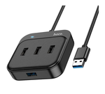 USB Hub Port HOCO HB31 Easy 4-in-1 converter(USB to USB3.0+USB2.0*3) 1.2M