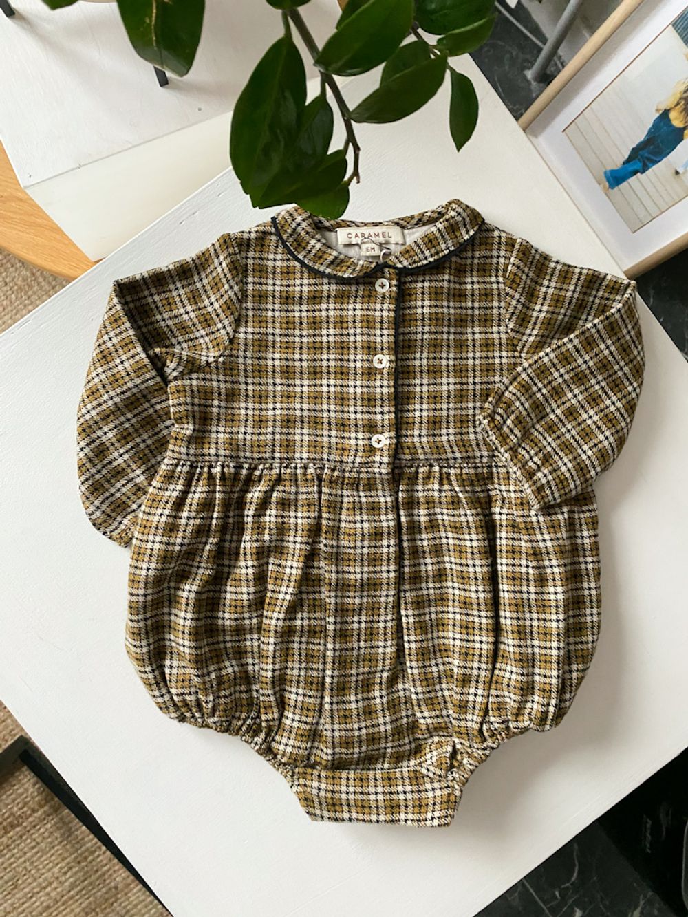 Новый ромпер  Caramel, 68